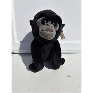 Ty Beanie Baby 💜 Bo The Silver Back 8” Gorilla Plush P4